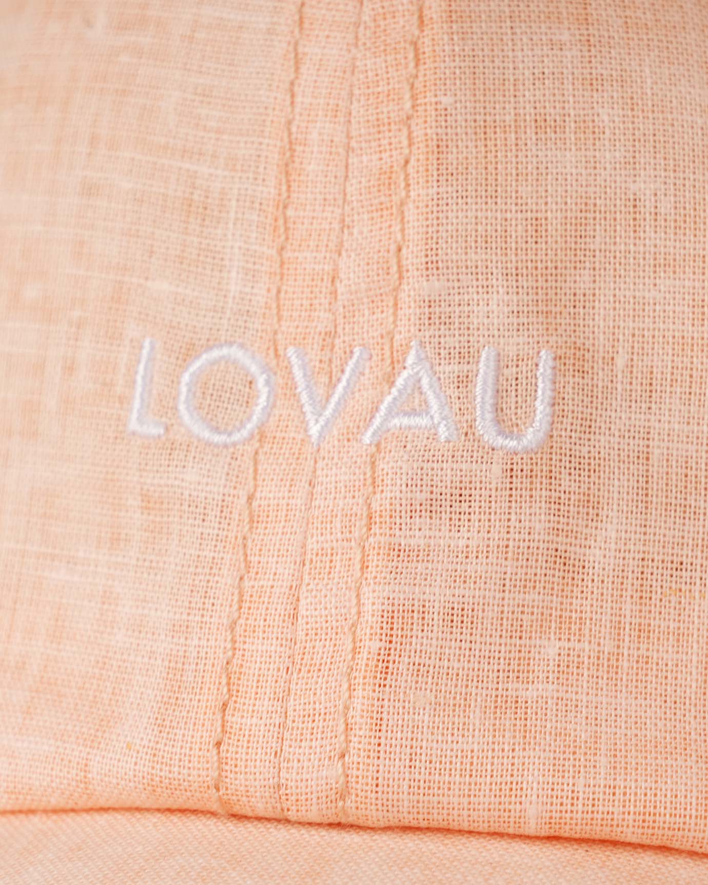 Monaco Cap x Lovau Orange Pink Linen