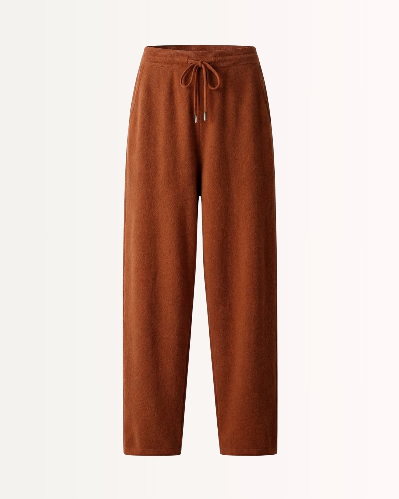 Pantalones holgados de lujo de lana de cachemira de edición limitada