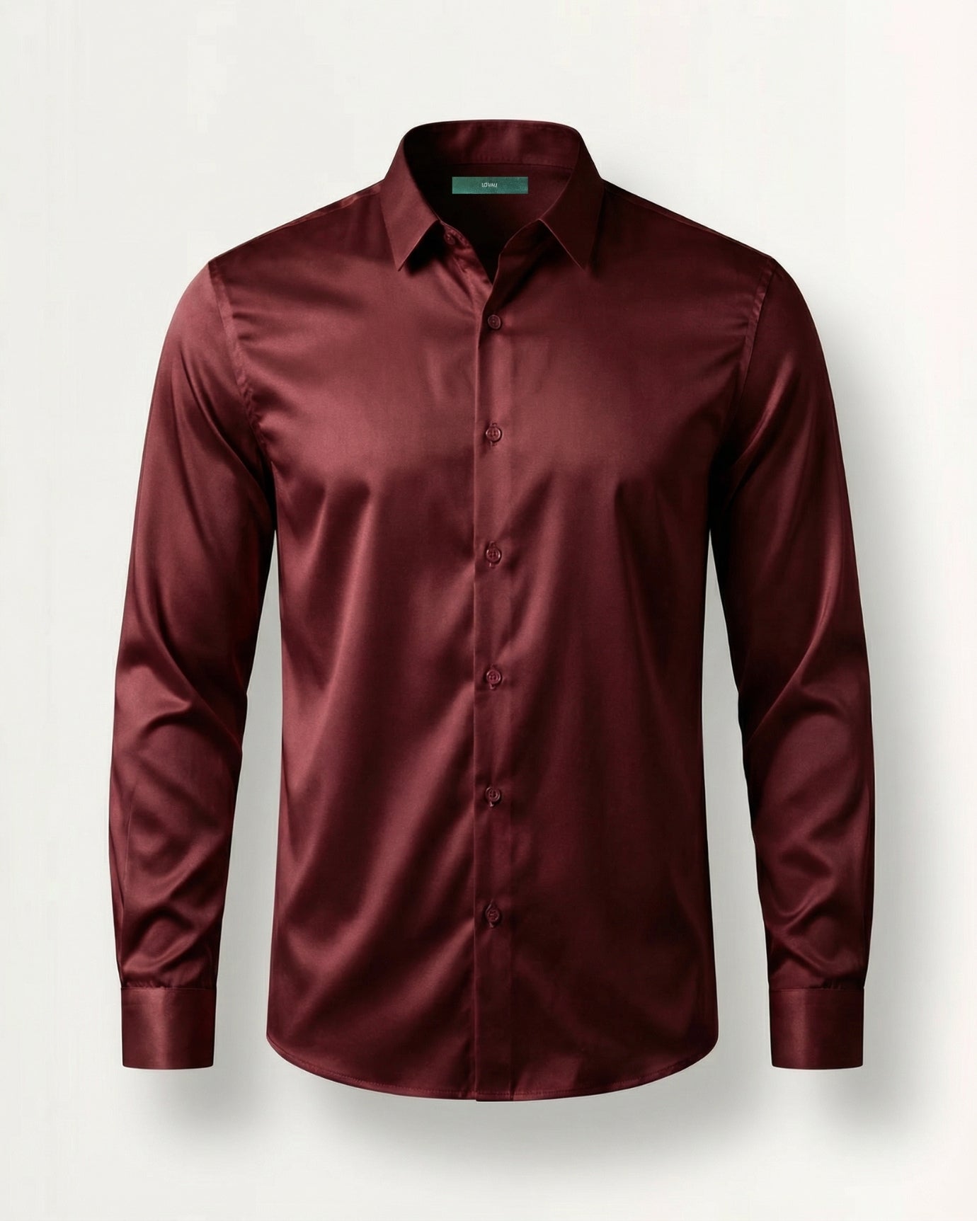 Camisa con textura de seda