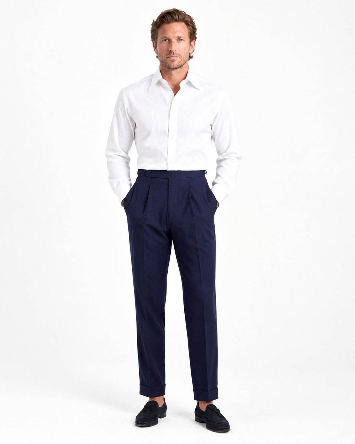 Ny Slim-Fit Neapolitan Tailored Trousers