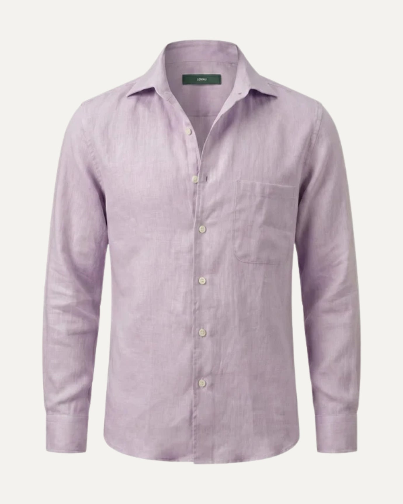 Contemporary Purple Linen Shirt