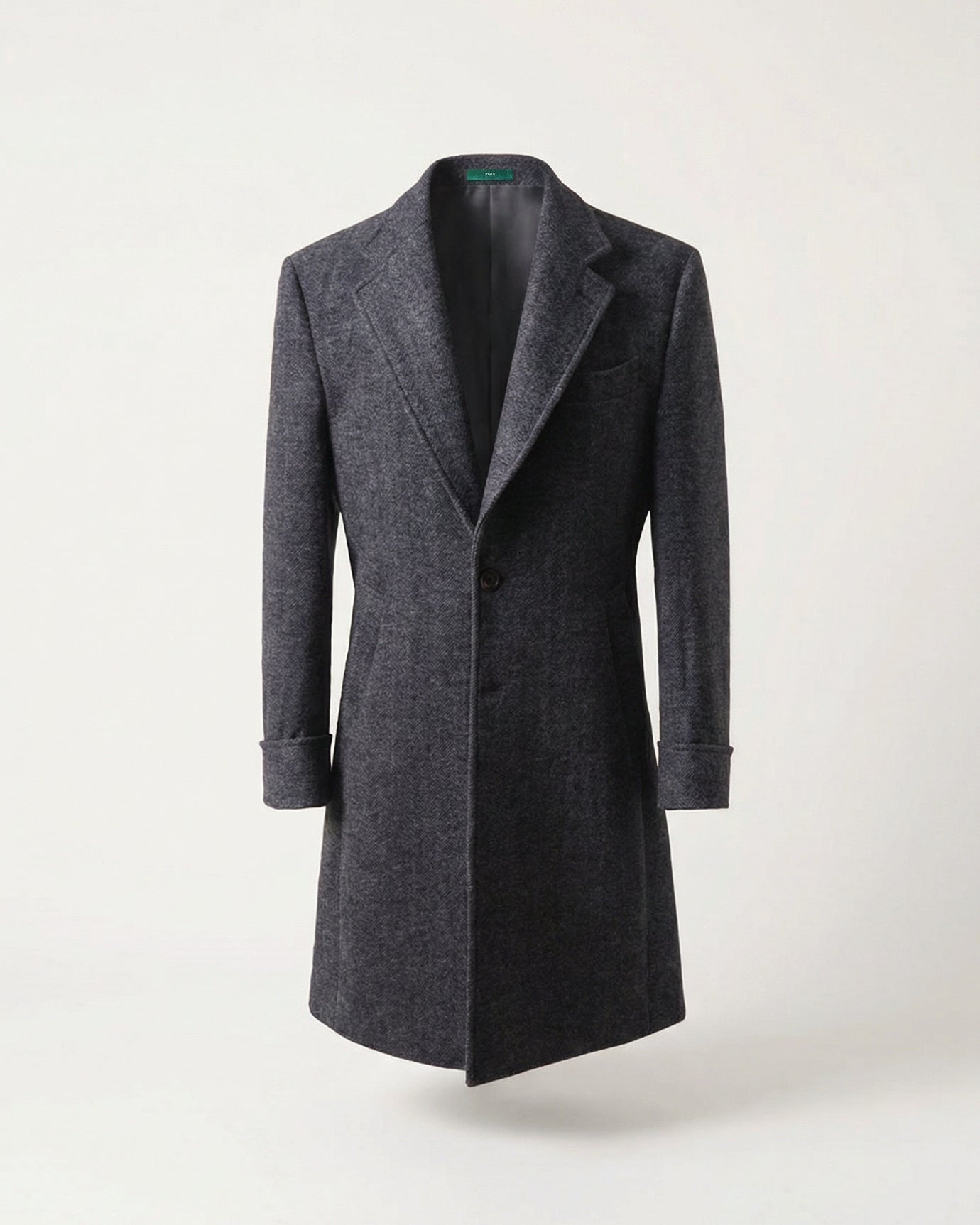 Heavyweight Chester Wool Coat Dark Gray