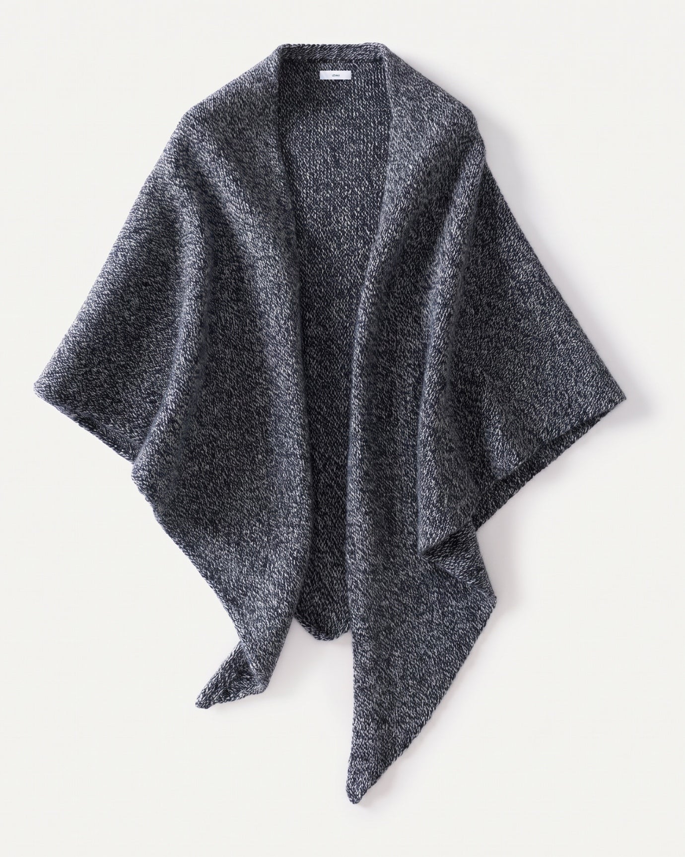 Kira Cashmere Thickened Knit Triangle Shawl