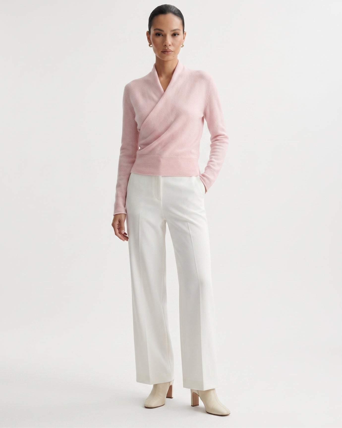 Sarah V Neck Cashmere Sweater