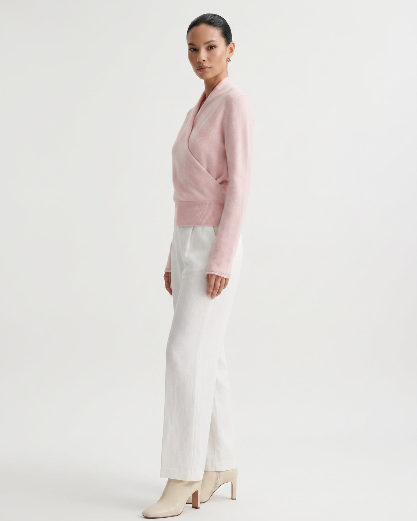 Sarah V Neck Cashmere Sweater