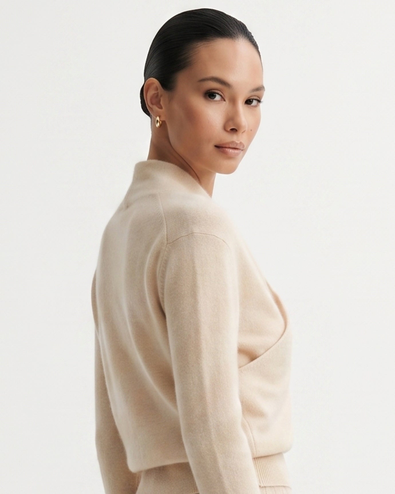 Sarah V Neck Cashmere Sweater