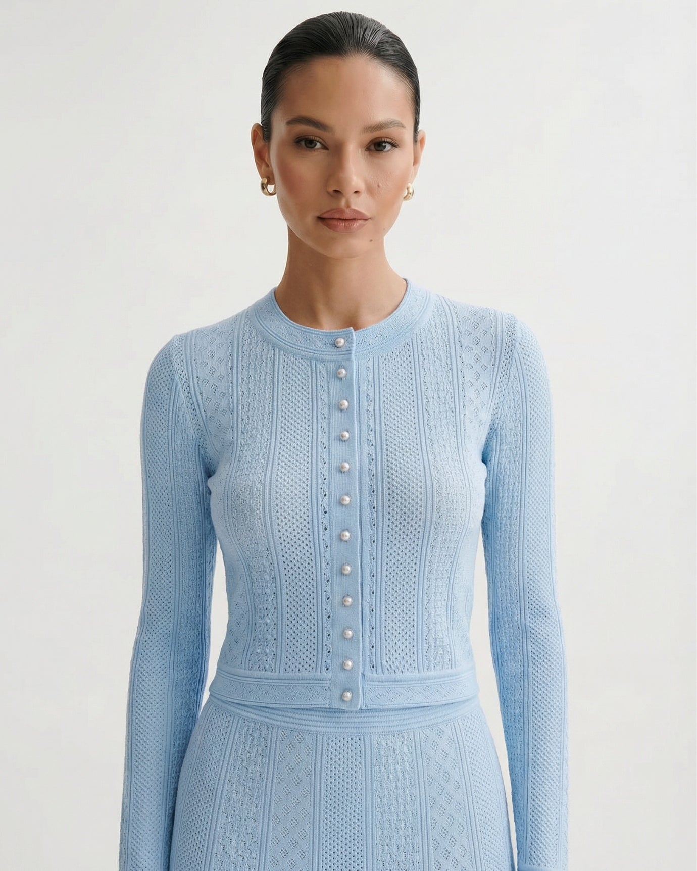 Kira Cardigan & Skirt – Knit Set