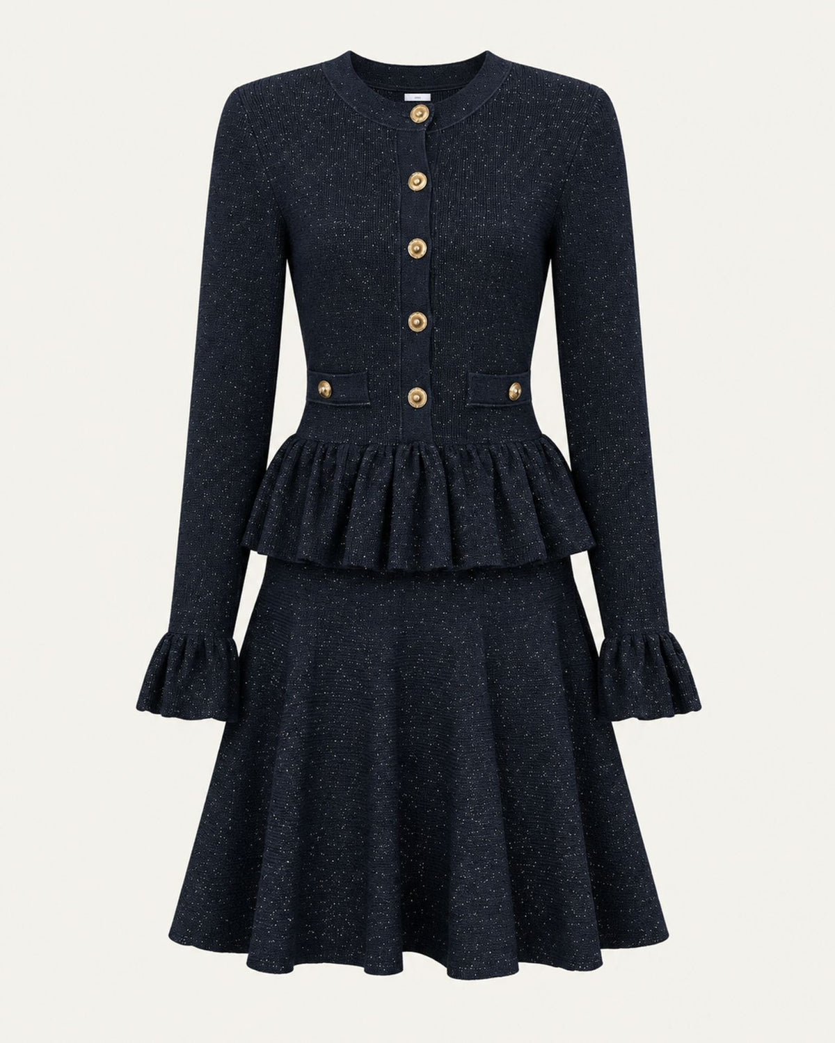 Kira Slim-Fit Shimmer Knit Dress