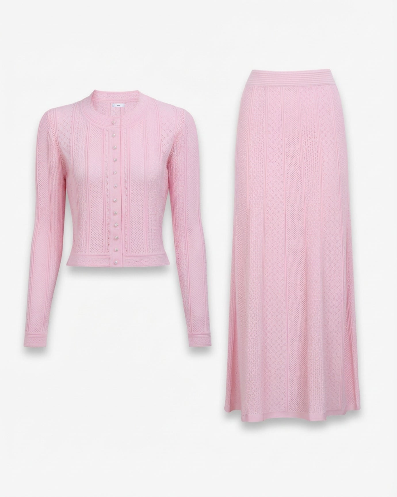 Kira Cardigan & Skirt – Knit Set