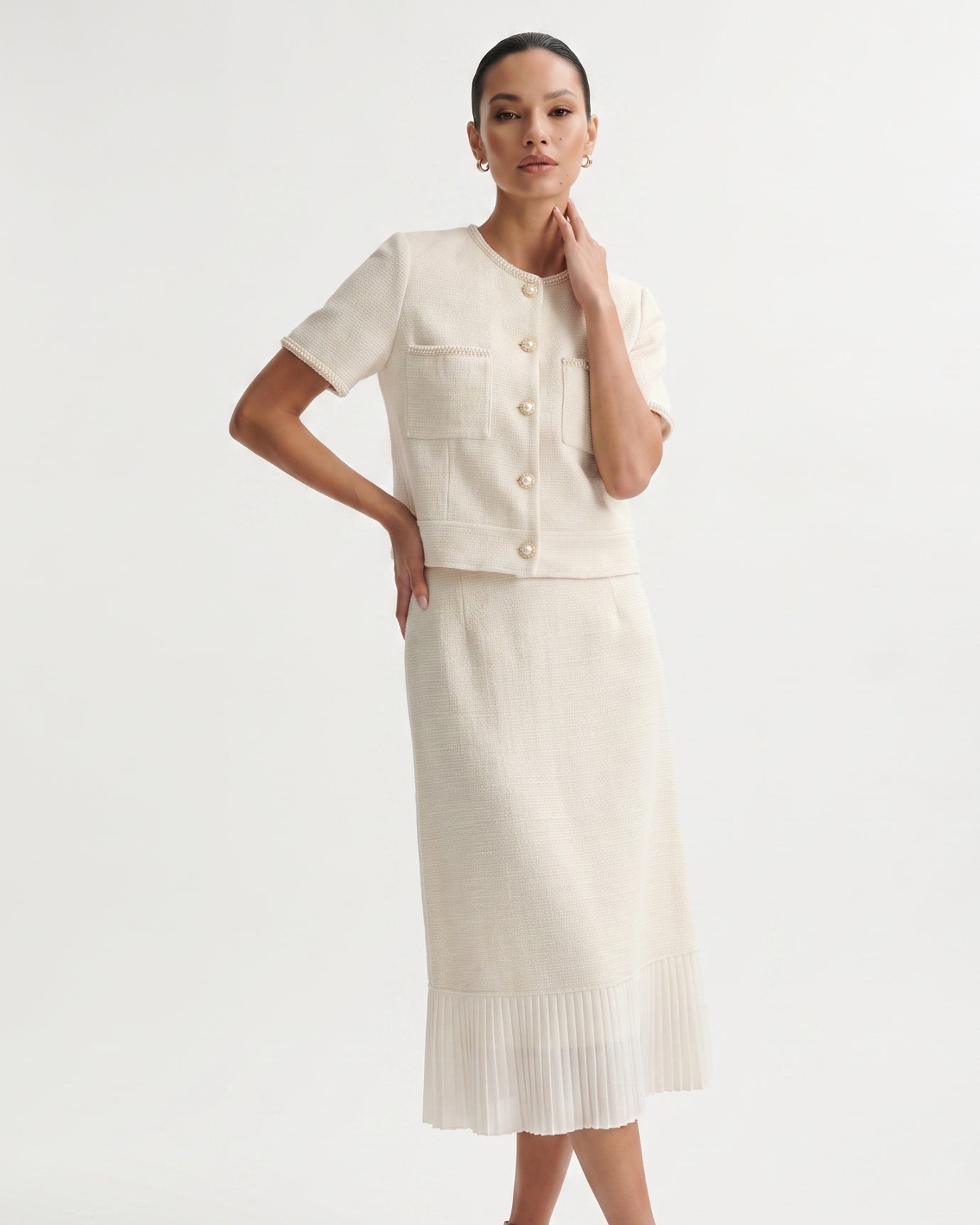 Lauren High End Apricot Suit Set