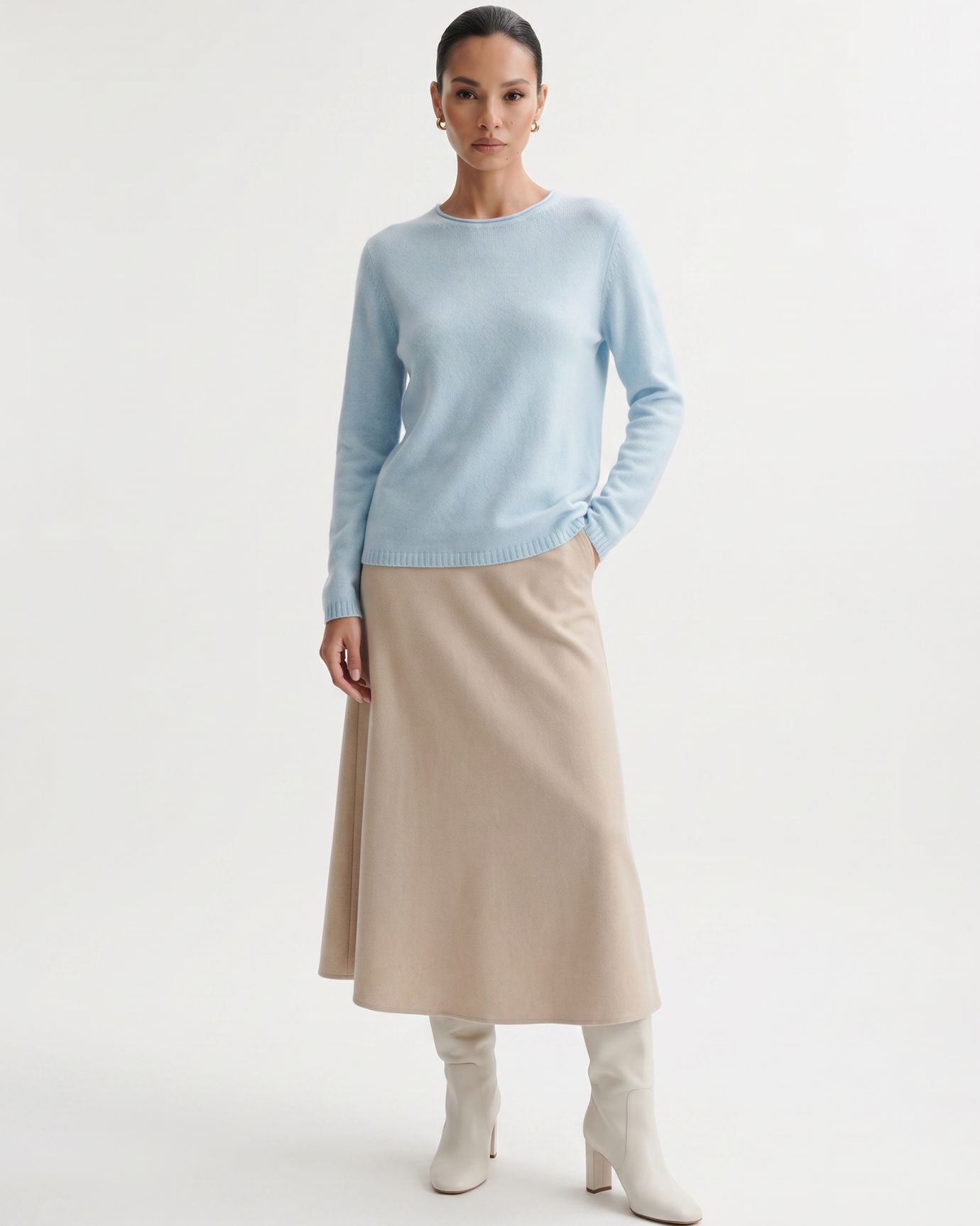 Olivia Short Sleeve Cashmere Polo