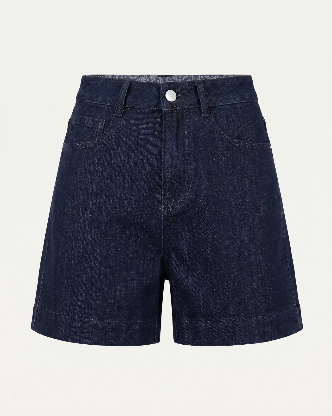 Dark Blue Denim Shorts