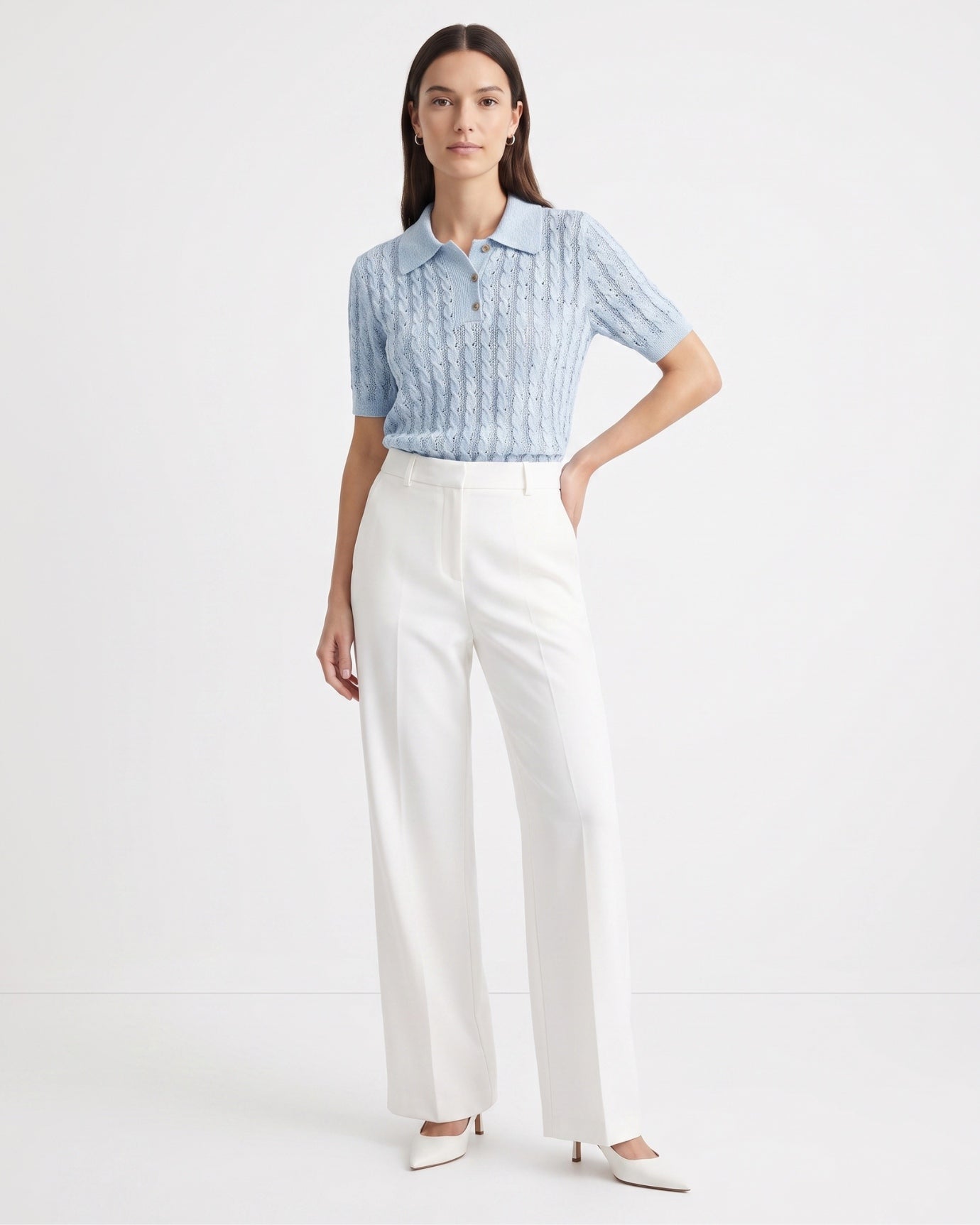 Diana Slim-Fit Knit Polo