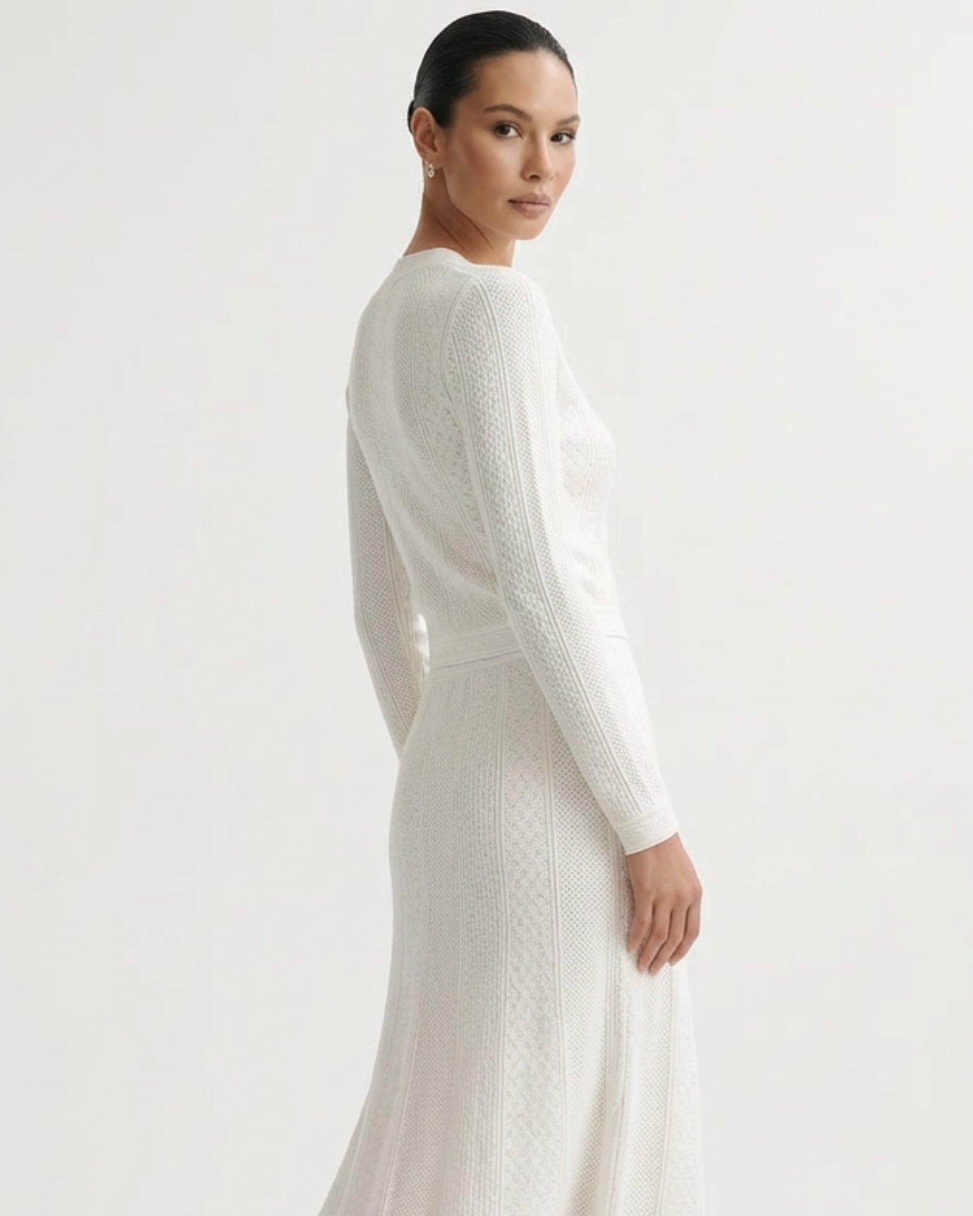 Kira Cardigan & Skirt – Knit Set