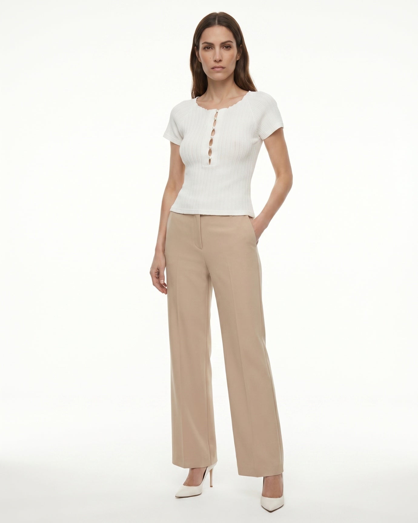 White Top-Shirt French Dreamy