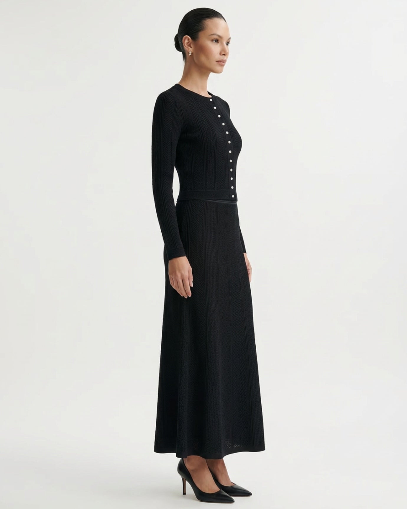 Kira Cardigan & Skirt – Knit Set