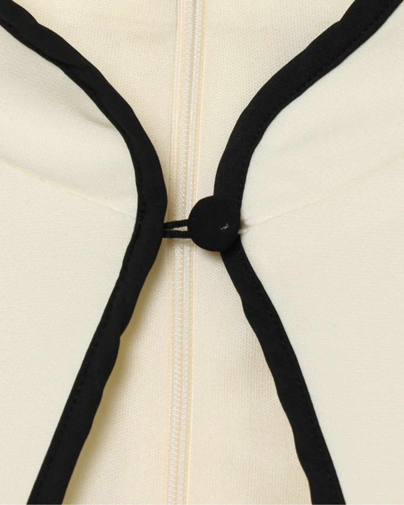 White Black Lined Mini Dress Sleeveless
