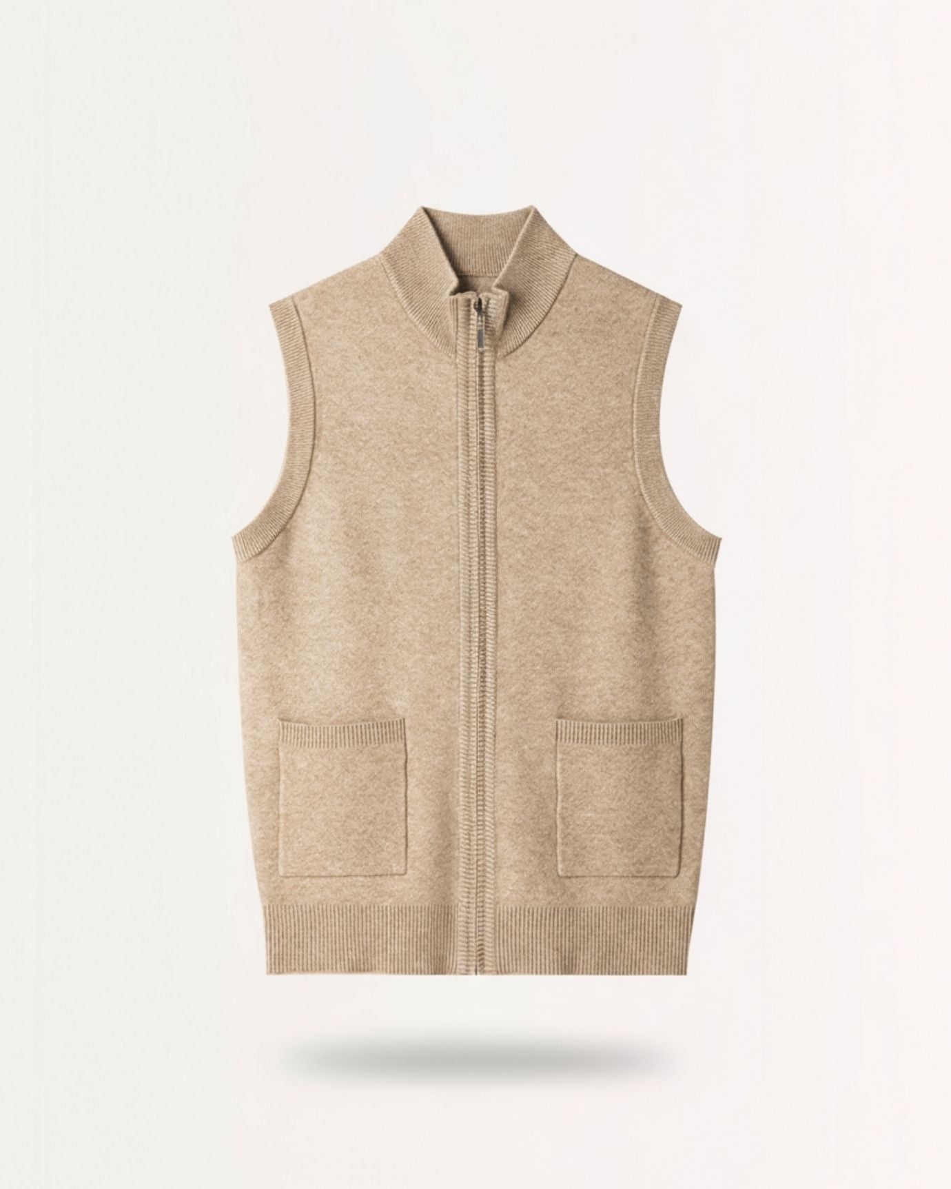 Wool Vest Zipper