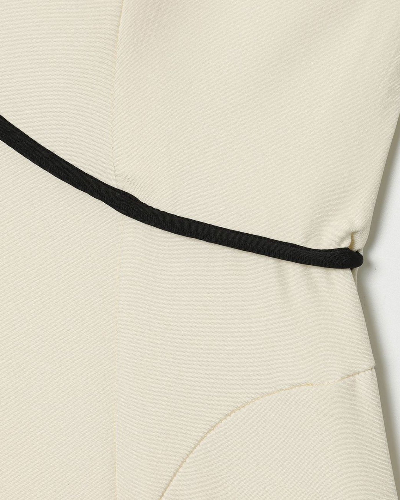 White Black Lined Mini Dress Sleeveless