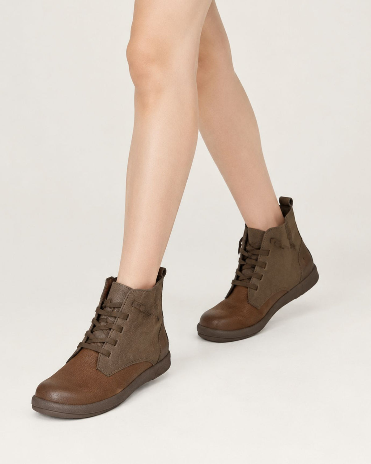 Retro Leather and Pull-On Boots