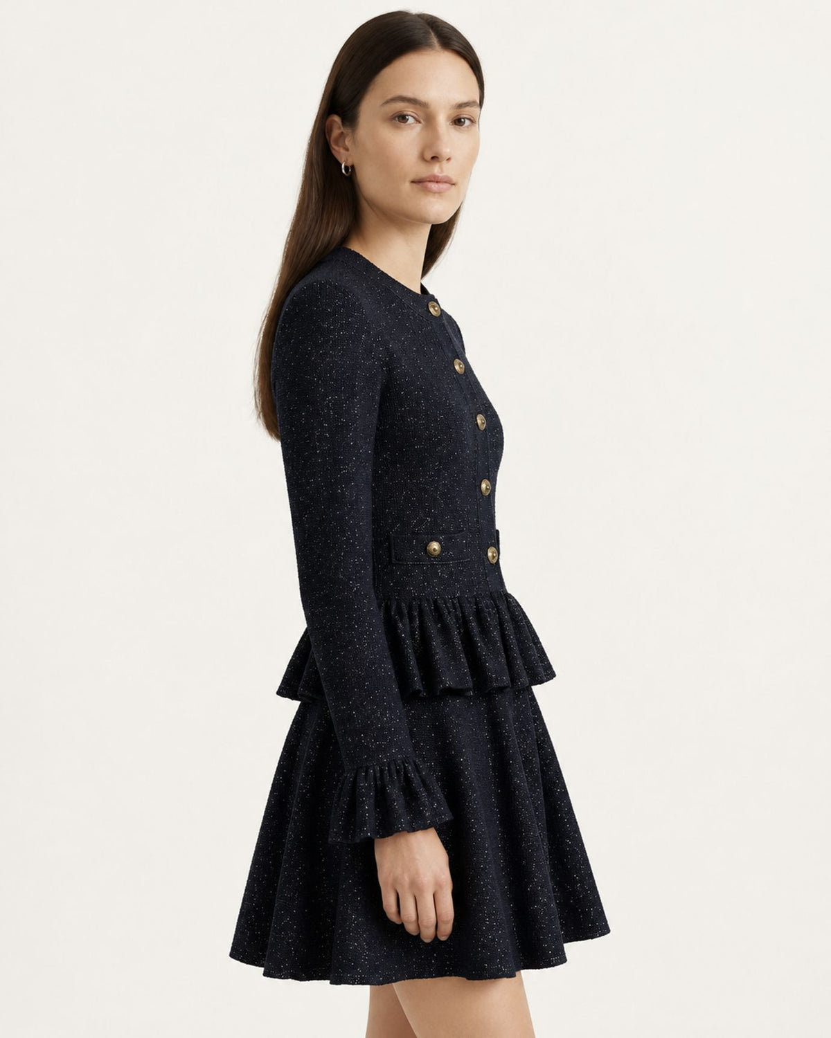 Kira Slim-Fit Shimmer Knit Dress