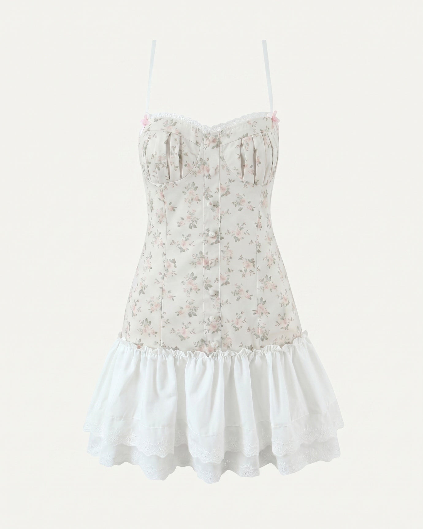 Lace Patchwork Sweet Floral Dress