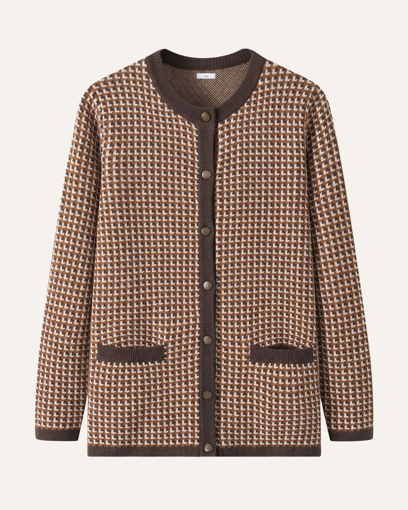Vintage Knitted Wool & Cashmere Cardigan
