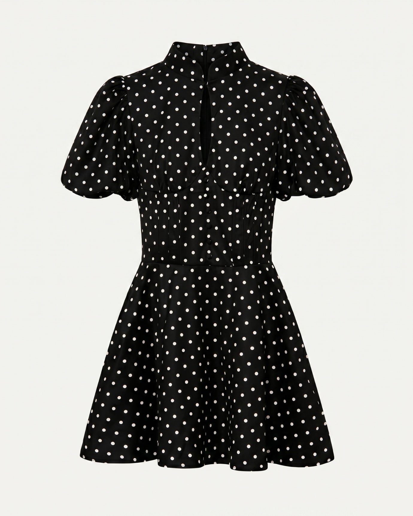 Marbella Puff Sleeve Polkadot Dress