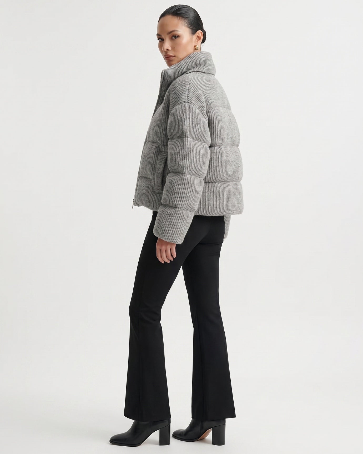 Kira Wool Knitted Down Jacket