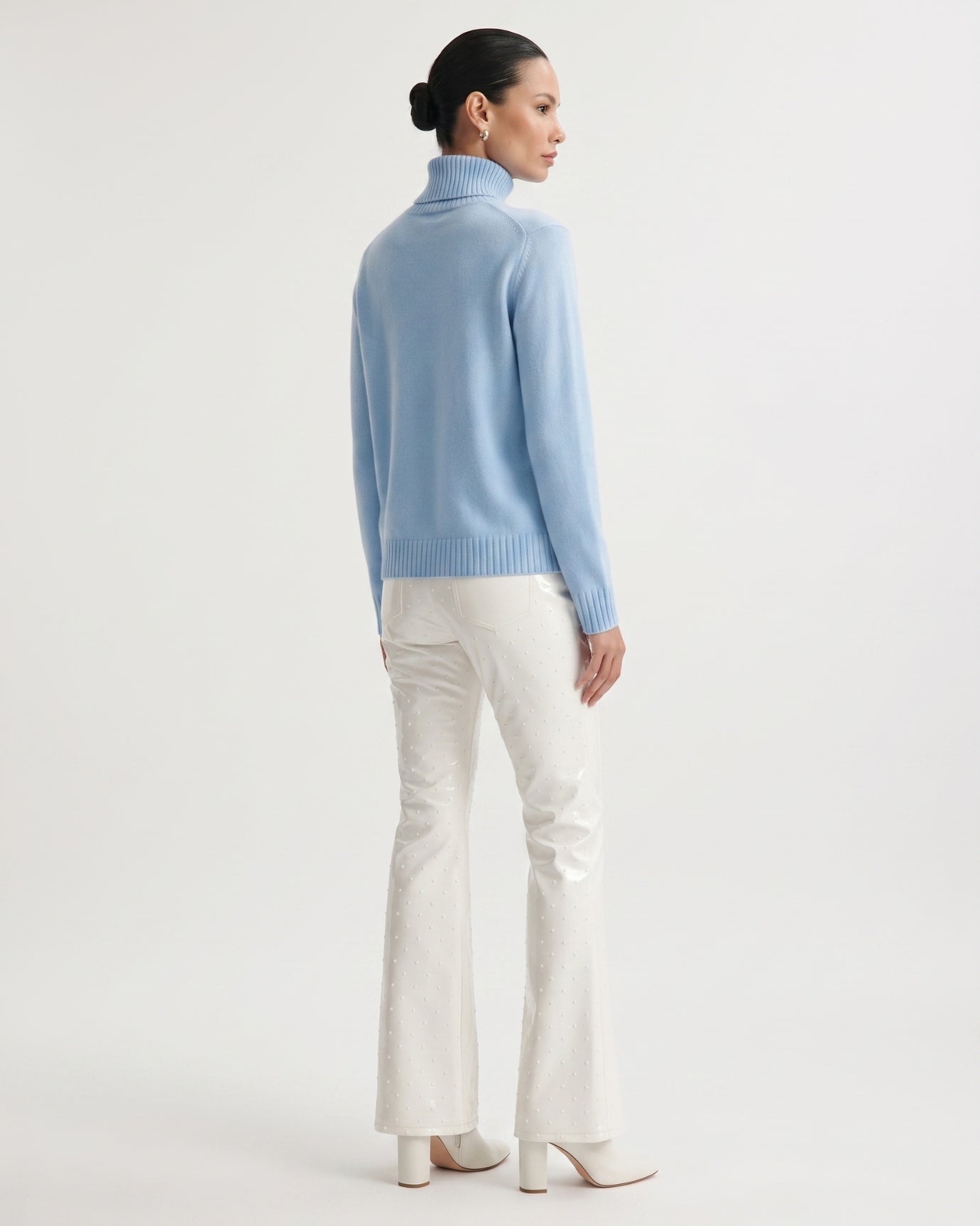 Hannah High Lapel Cashmere Sweater