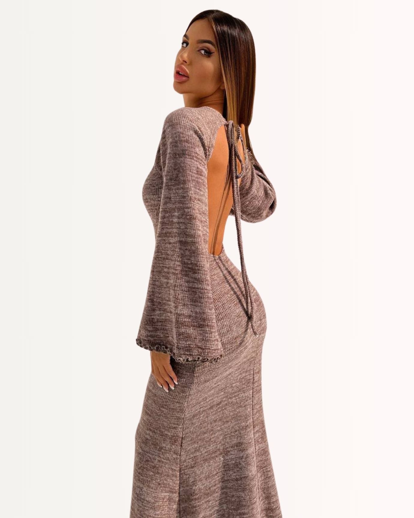 Lera Hip-Wrapped Dress