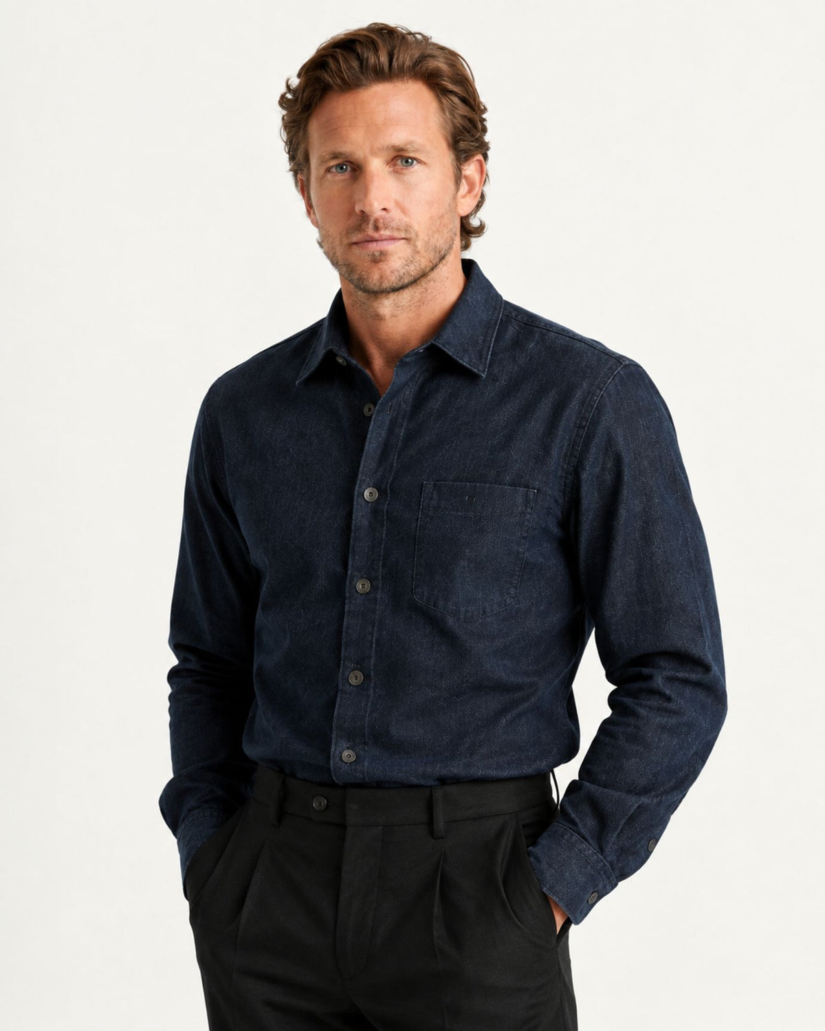 Cannes Pull-On Straight Leg Dress Pants