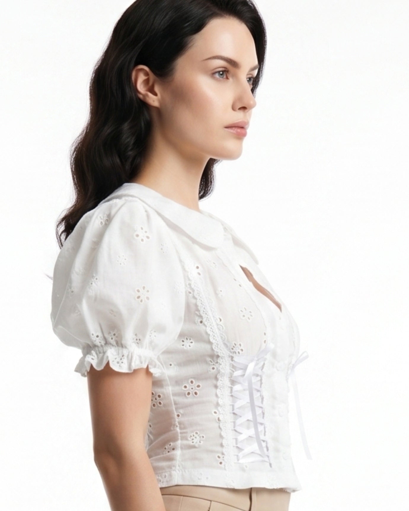 White Strappy Top