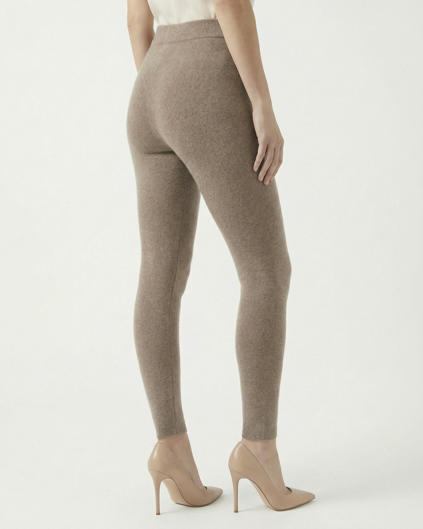 Dina Cashmere Knitted Leggings