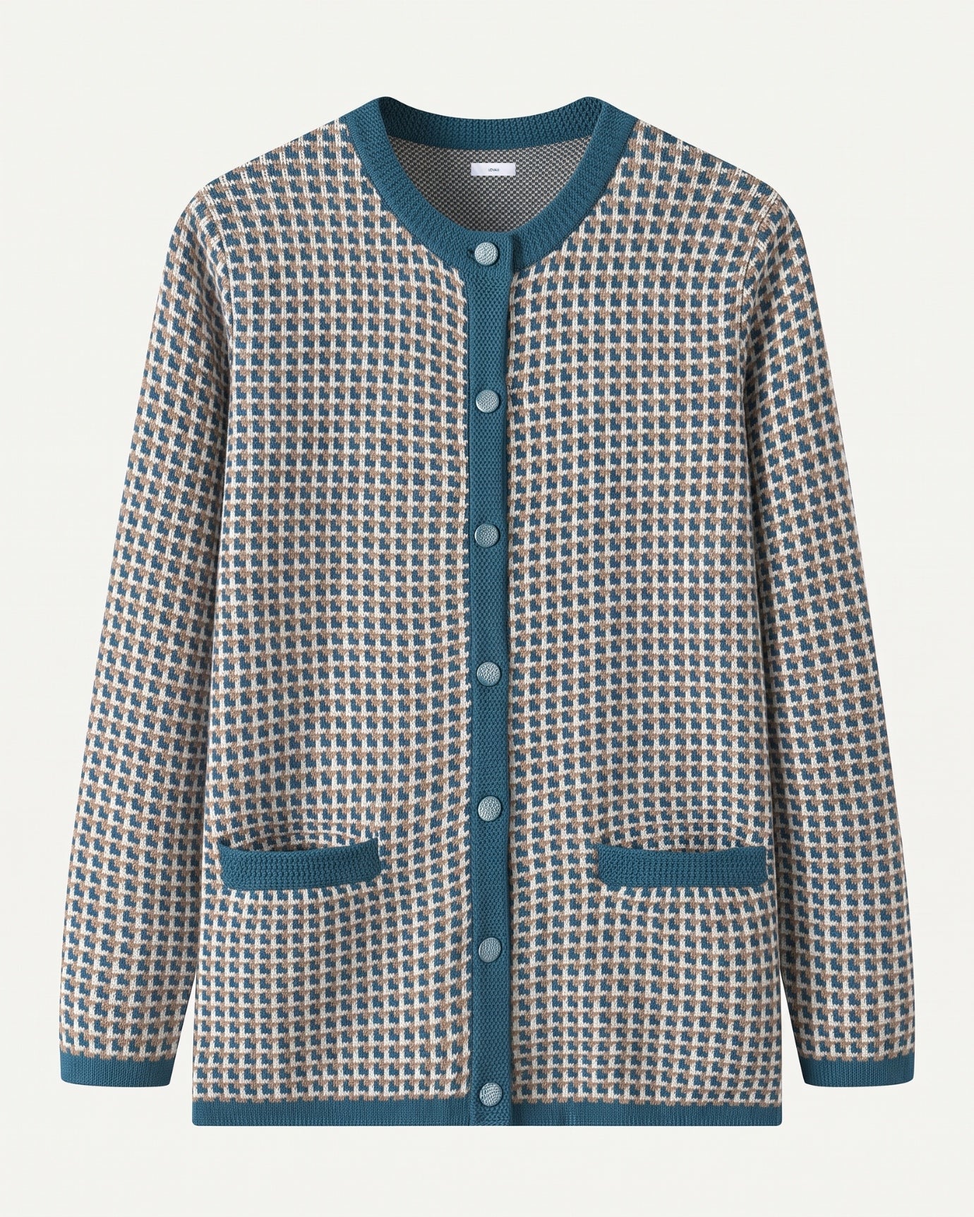 Vintage Knitted Wool & Cashmere Cardigan