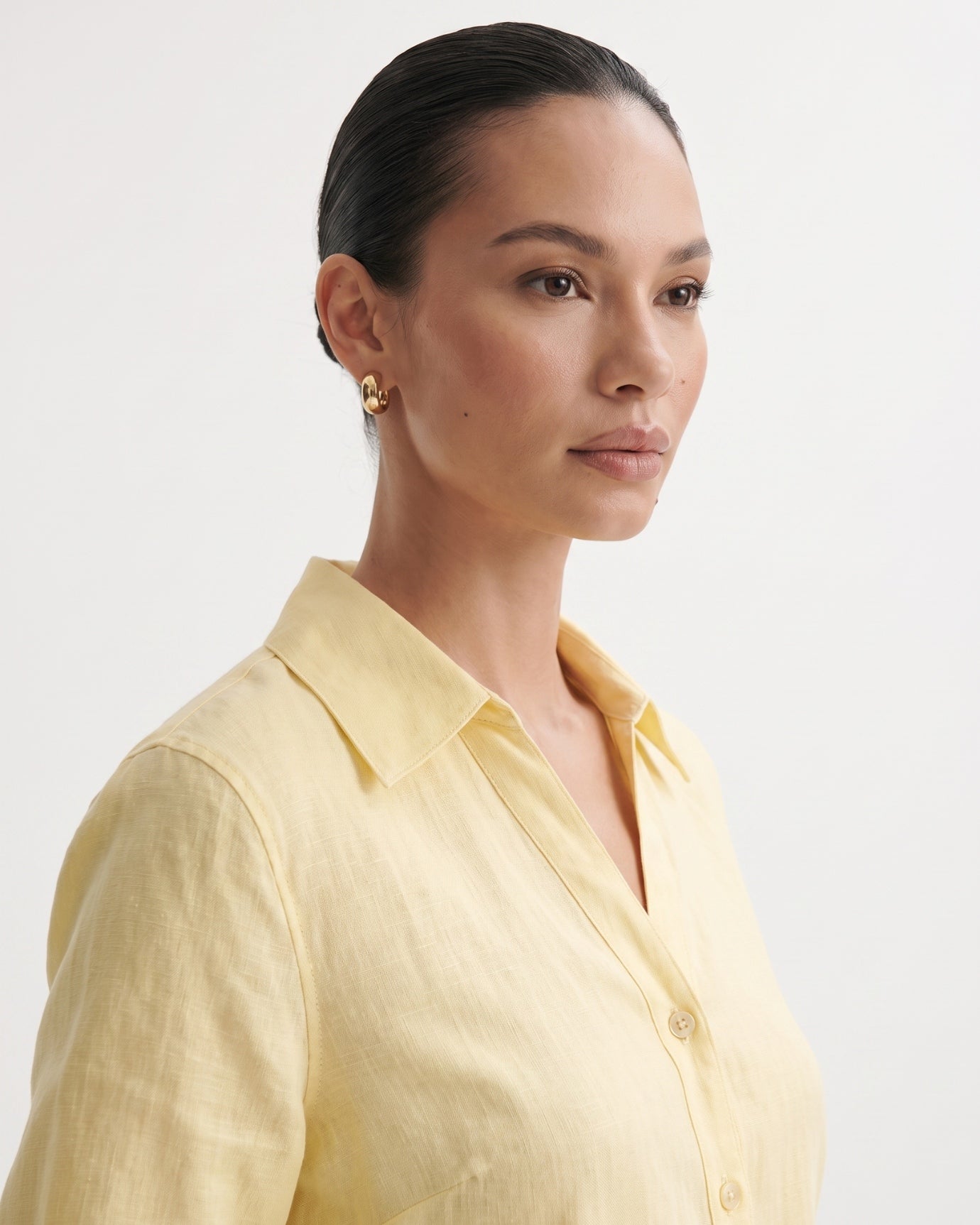 Milena Natural Linen Shirt