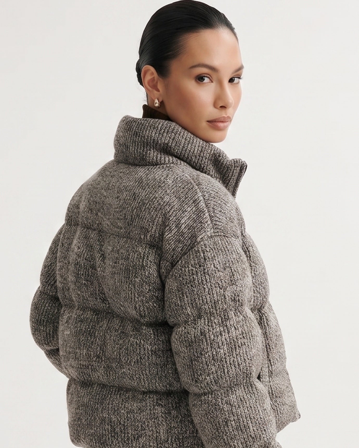 Kira Wool Knitted Down Jacket