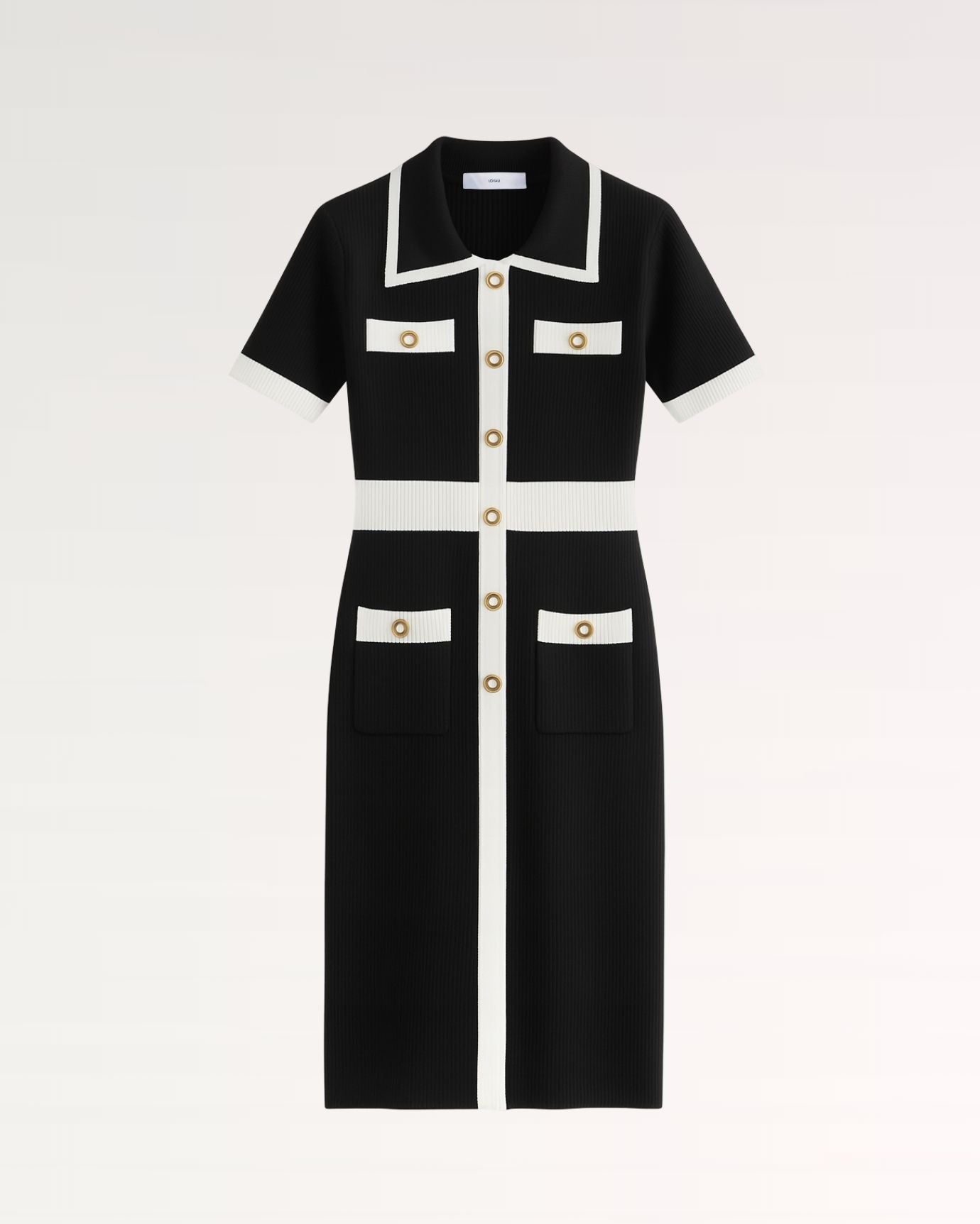 Old Money Ice Silk Dress Short Sleeve