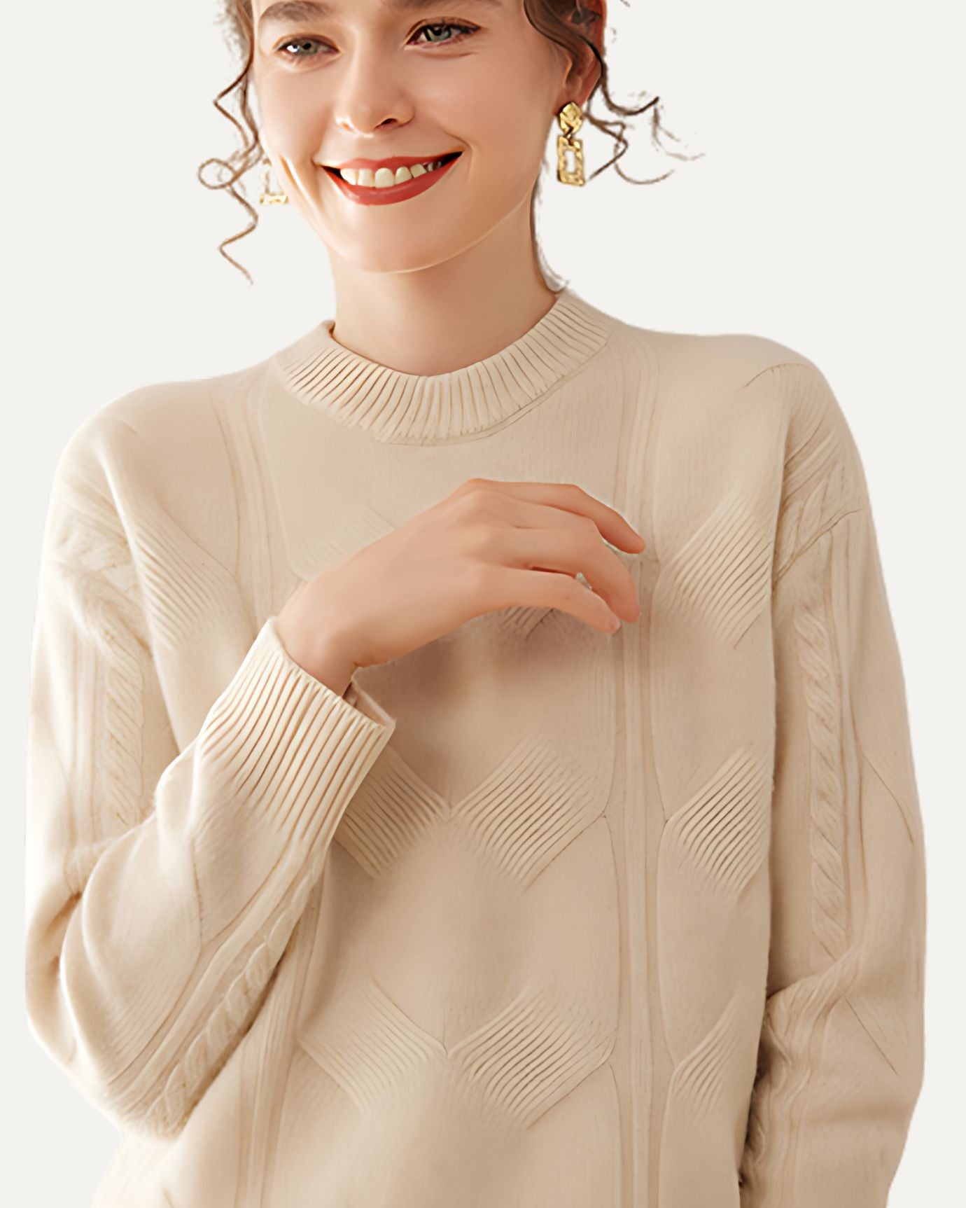 Rose Cashmere Sweater