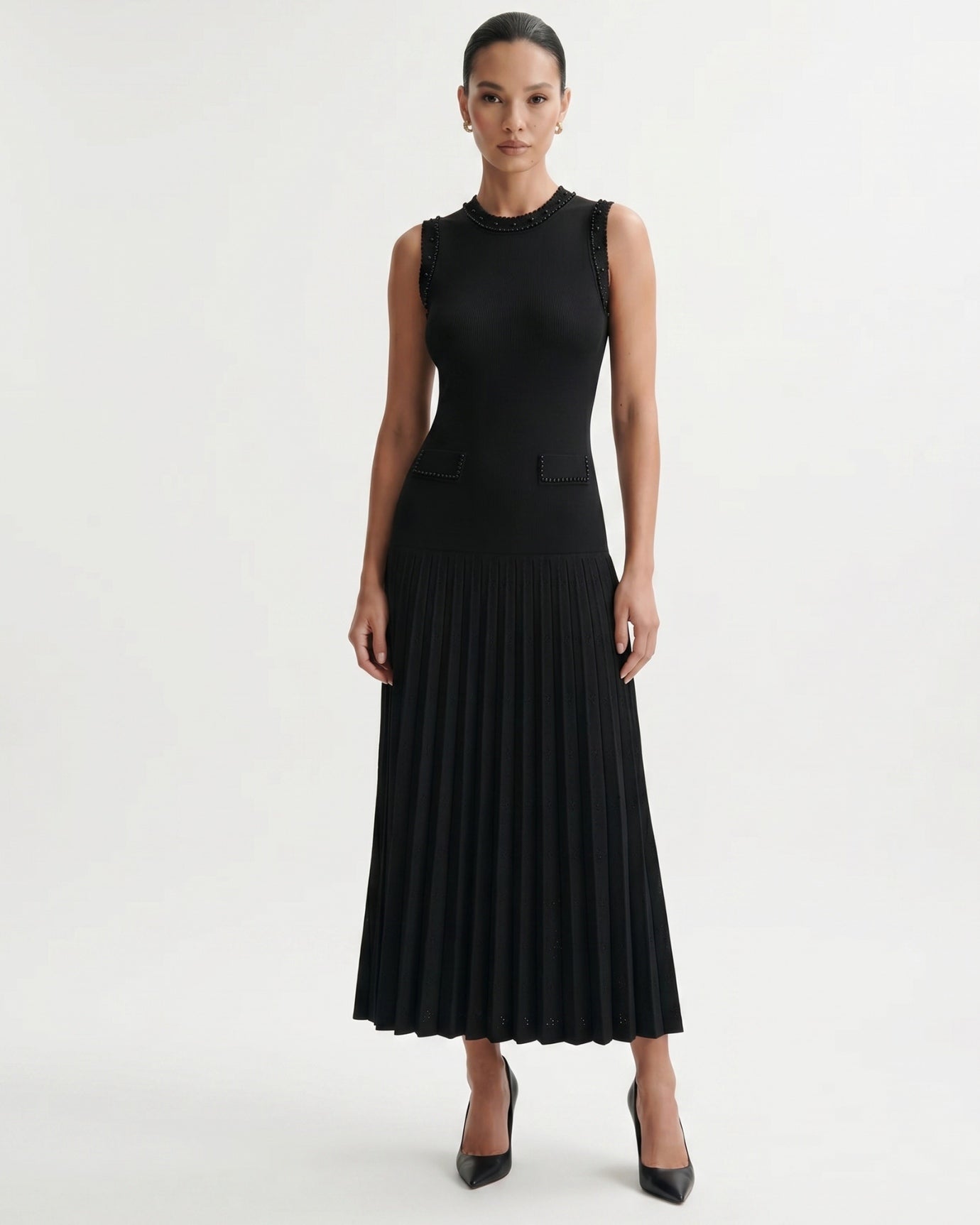 Kira Sleeveless Long Dress