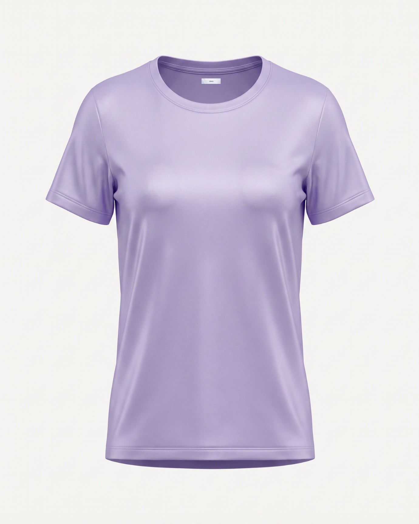 High-end Mercerized Cotton Woman Round Neck T-Shirt