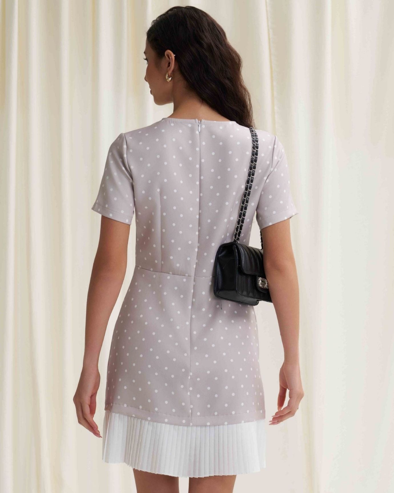 Polkadot Ice Silk Dress