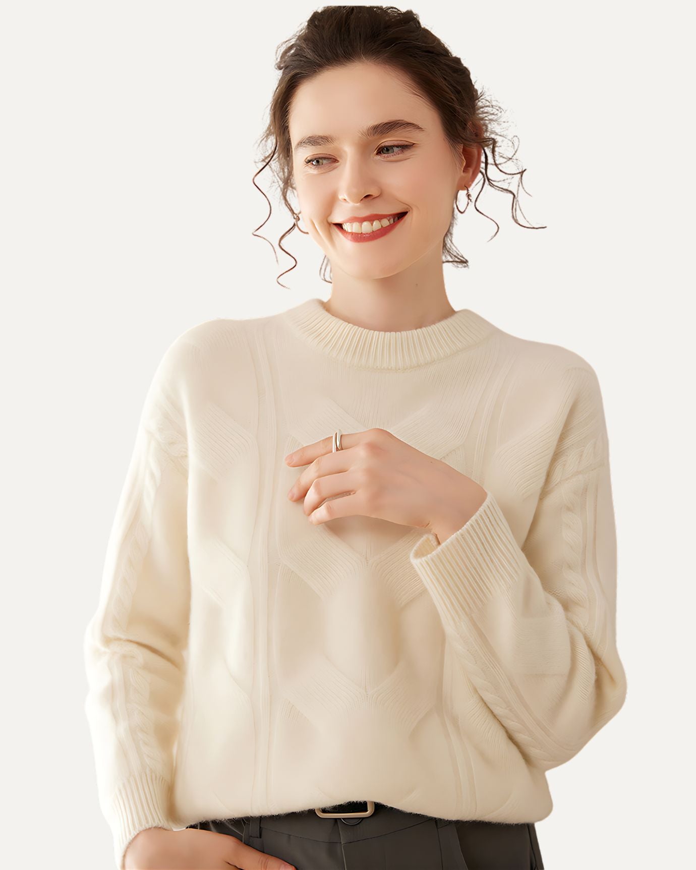 Rose Cashmere Sweater