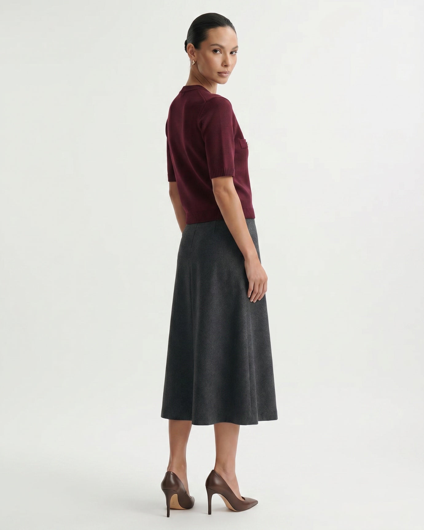 Minimalist Knitted Cardigan Top
