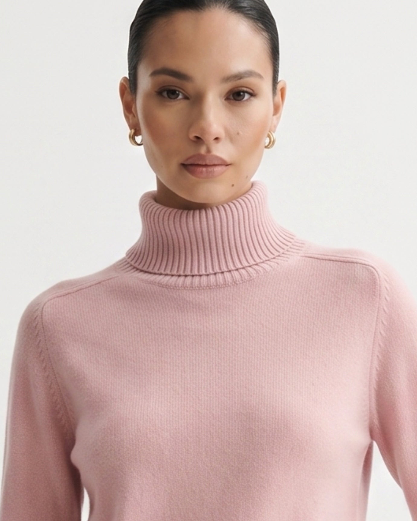 Hannah High Lapel Cashmere Sweaters