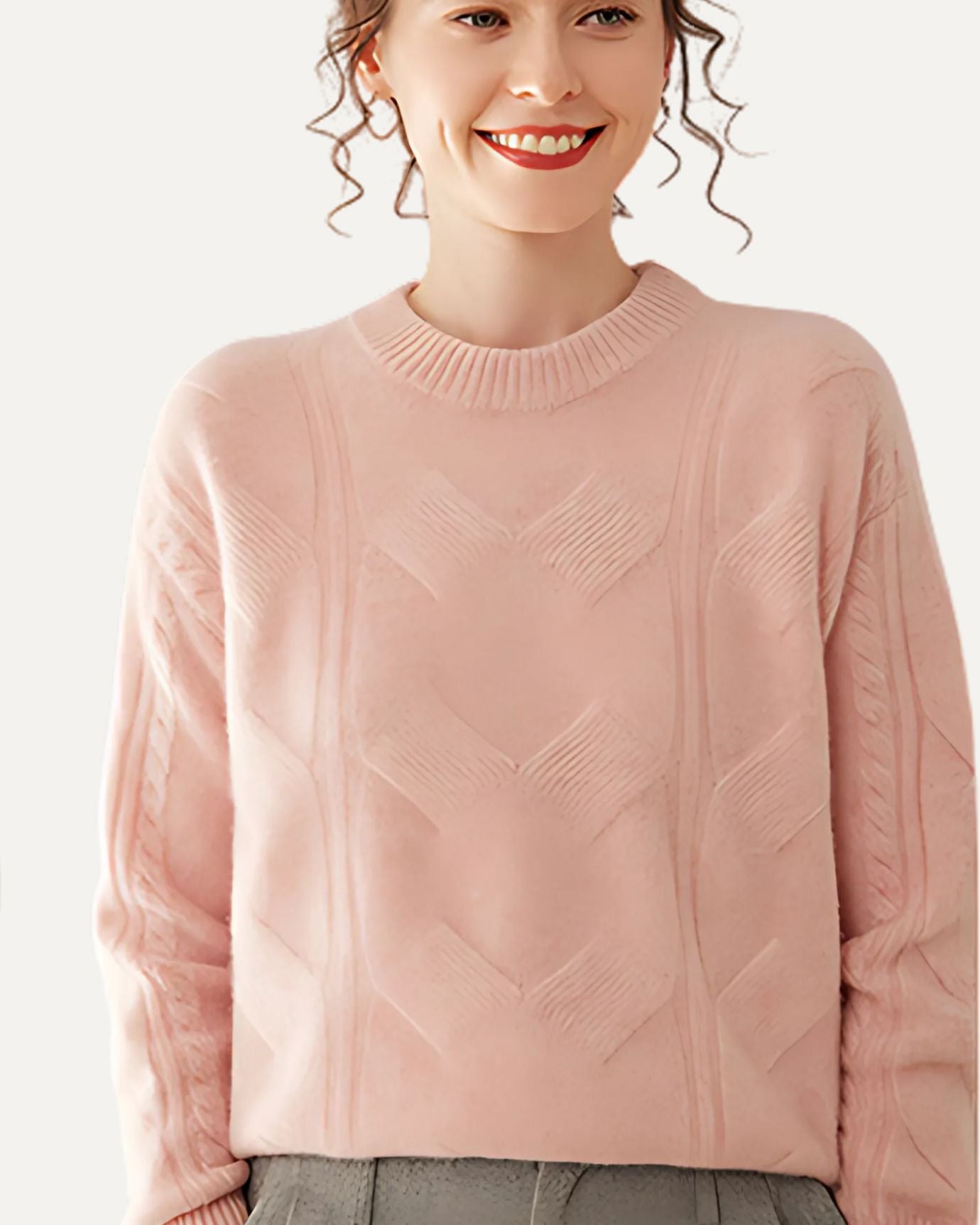 Rose Cashmere Sweater