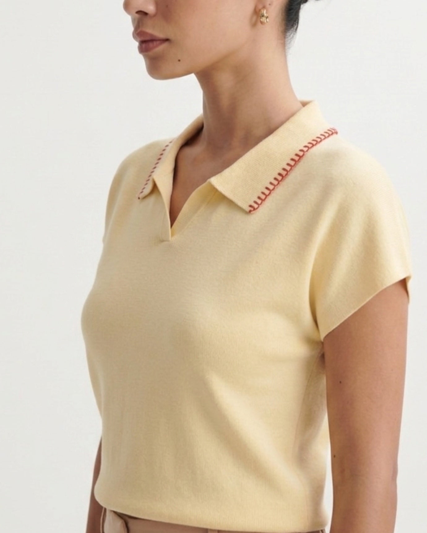 Marbella Yellow French Polo