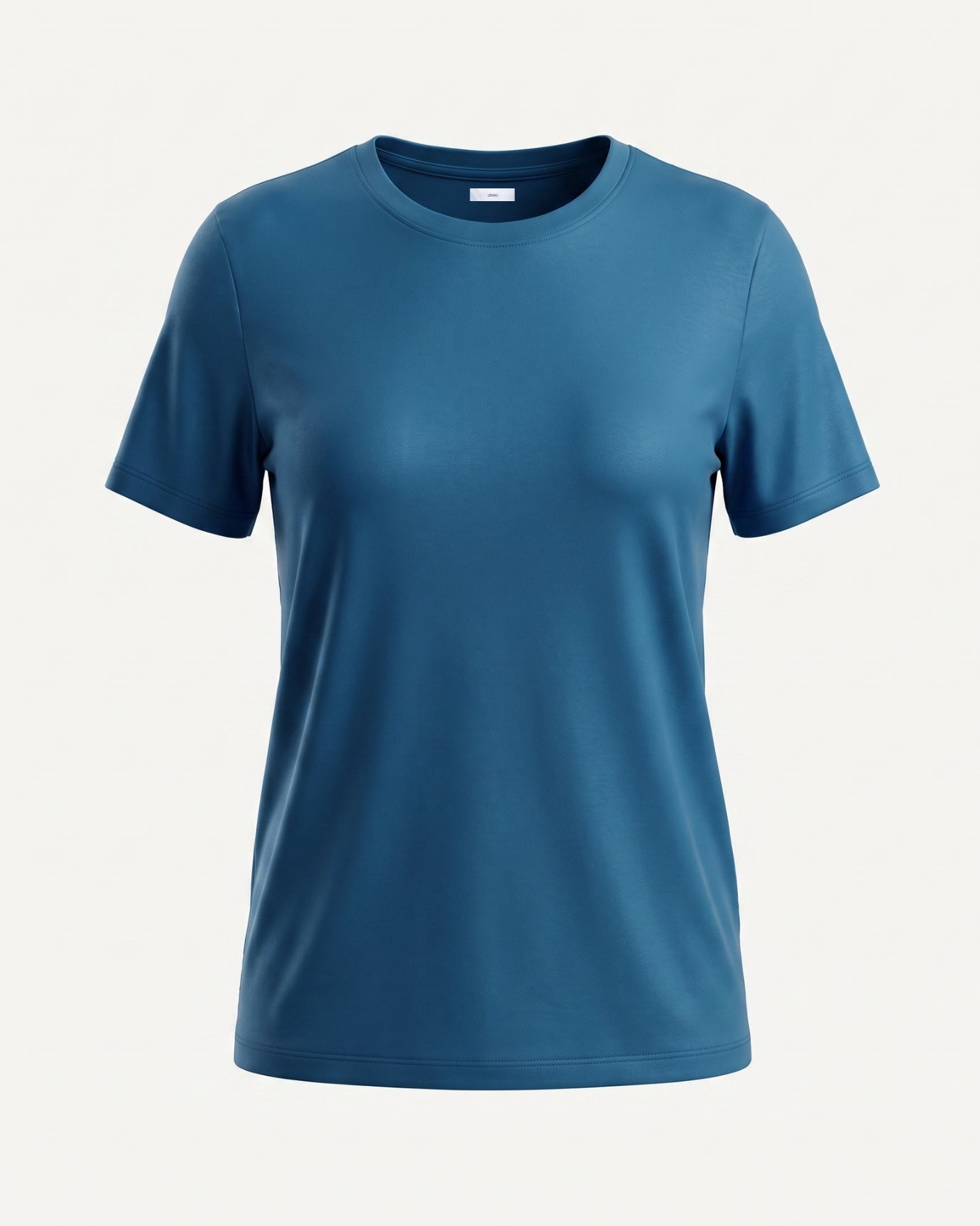 High-end Mercerized Cotton Woman Round Neck T-Shirt
