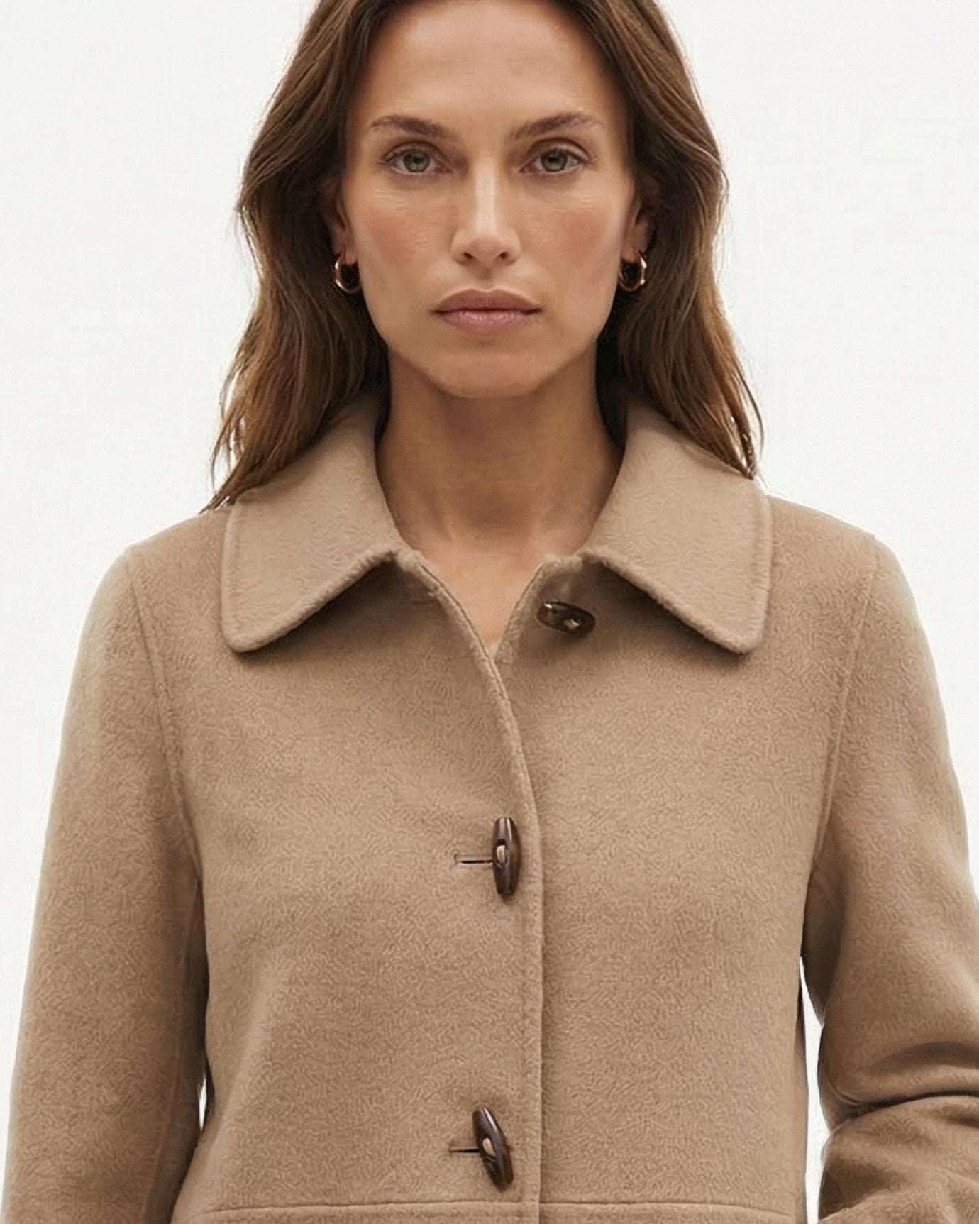 Rhi Elegant Double-Sided Pure Wool Jacket- Coat