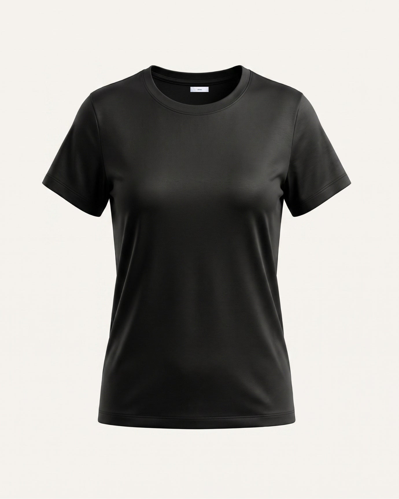 High-end Mercerized Cotton Woman Round Neck T-Shirt
